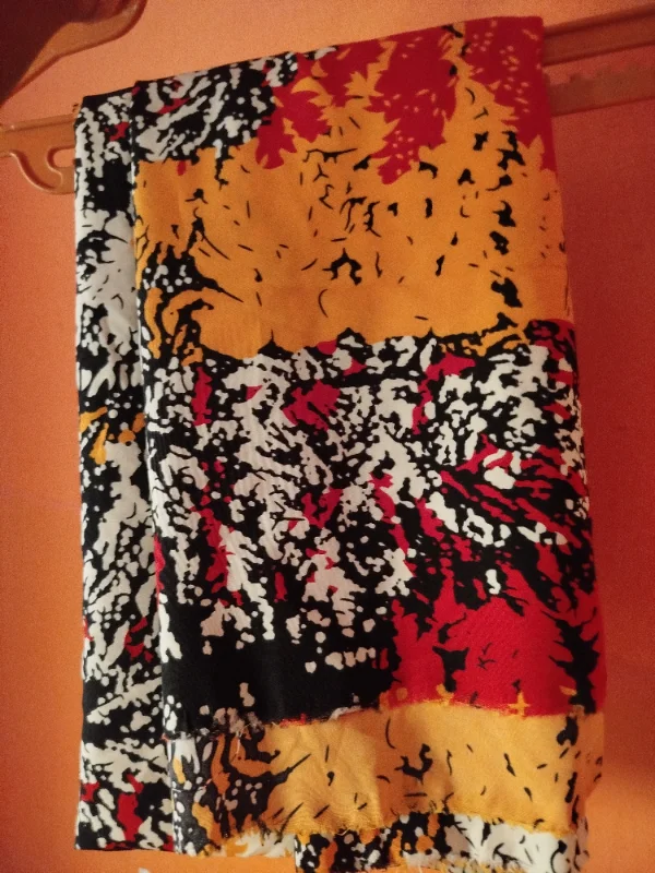 Printed Crepe Material 