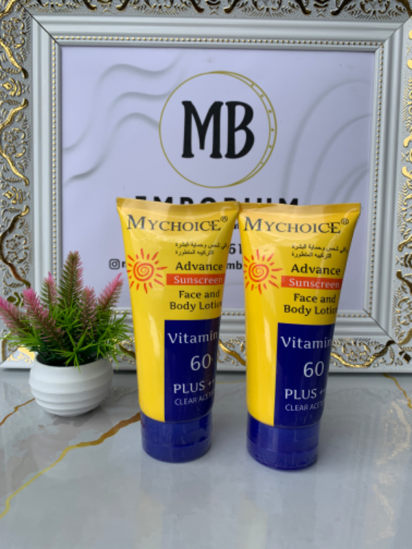 My choice advanced sunscreen 