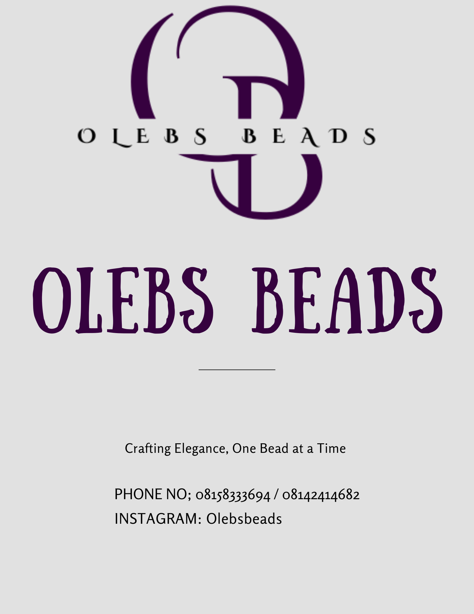 OLEBSBEADS  logo